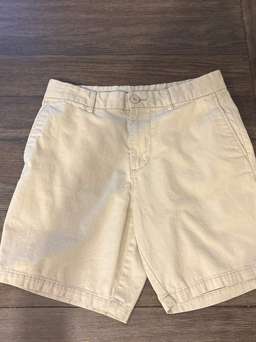 Old Navy Men's Tan Flat-Front Shorts